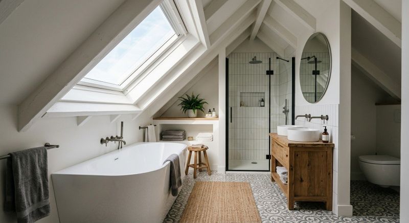 Attic Bathroom Remodeling in Nassau County, FL